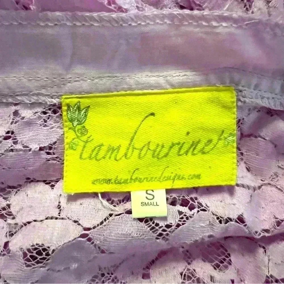 Tambourine Design Beaded Top from India. Hand-beaded. Exclusive brand. Size S - Picture 4 of 5